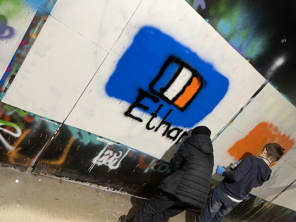Ich im Graffiti